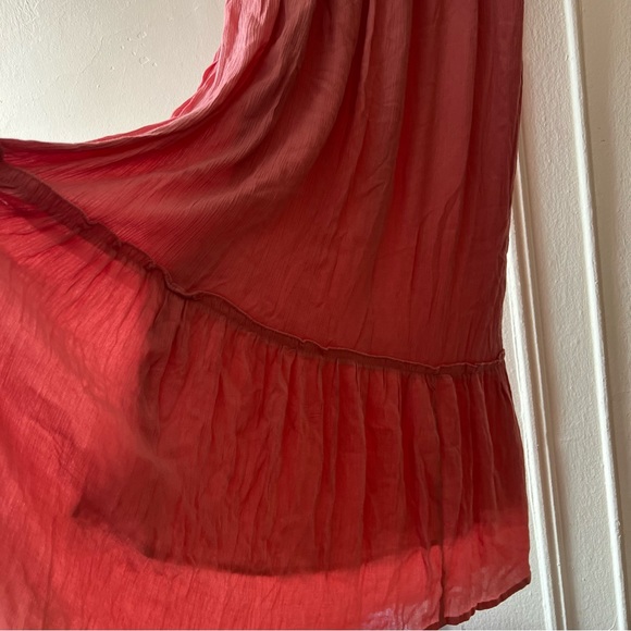 Sim & Sam pink Boho Maxi Rayon Dress Size Small - Picture 5 of 12